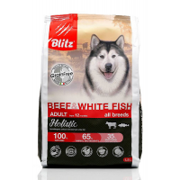 BLITZ ADULT BEEF & WHITE FISH/беззерновой корм для взр. собак Говядина & Белая рыба/12 кг , 