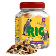 Rio фруктово-ореховая смесь, лакомство для средних и крупных попугаев 160 гр