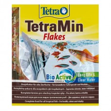 TetraMin основной корм для всех видов тропических рыб (хлопья), уп. 12 гр.