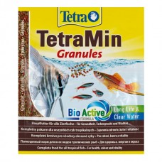 TetraMin основной корм для всех видов тропических рыб (гранулы), уп. 15 гр.