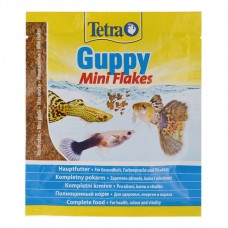 Tetra Guppy основной корм для всех видов гуппи (мини-хлопья), уп.12 гр.