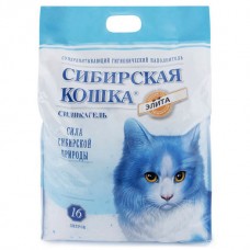 Сибирская Кошка Элитный 16л силикагель