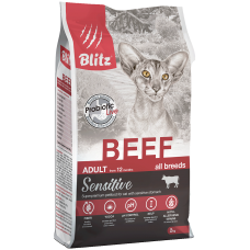 BLITZ CAT BEEF/сухой корм для кошек говядина 2 кг 
