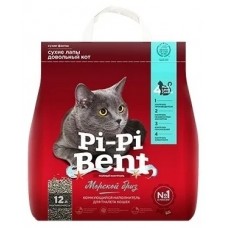 Наполнитель комкующийся для туалета кошек "Pi-Pi Bent®" Морской бриз 5 кг (12л)