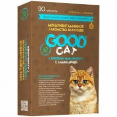 GOOD CAT Мультивитаминное лакомcтво для кошек "КРЕПКИЙ ИММУНИТЕТ" с ламинарией 90 таб.