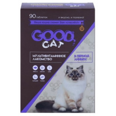 GOOD CAT Мультивитаминное лакомcтво для Кошек В ПЕРИОД ЛИНЬКИ 90 таб.