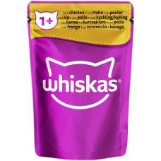 Whiskas для взрослых кошек рагу с курицей 85г