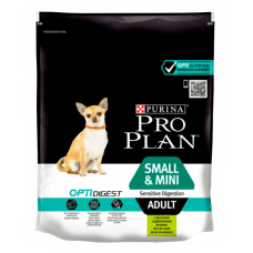 Pro Plan Adult Small &Mini Sensitive Digestion,сухой корм для собак мелких пород с чувствительным пищеварением с ягненком и рисом,уп.700 гр.