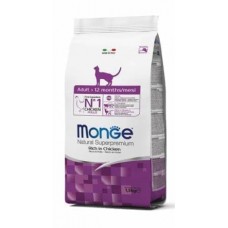 Monge Cat Adult,сухой корм для взрослых кошек,уп.1,5 кг.