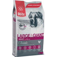 Blitz Adult Large&Giant, корм для собак крупных пород,уп.2 кг.