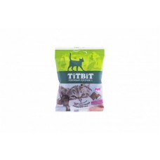 TitBit Хрустящие подушечки для кошек с паштетом из говядины,30 гр.							