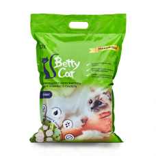 Betty Cat,комкующий наполнитель для кошачьего туалета с ароматом алоэ вера,10л.(8 кг.)
