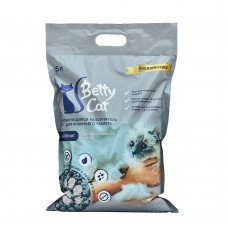 Betty Cat,комкующий наполнитель для кошачьего туалета с активированным углем,5л.(4 кг.)