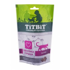 TitBit Хрустящие подушечки для кошек с мясом индейки для здоровья сердца 60 гр.015414										