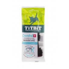 TitBit ДЕНТАЛ+ Зубочистка с говядиной для собак маленьких пород