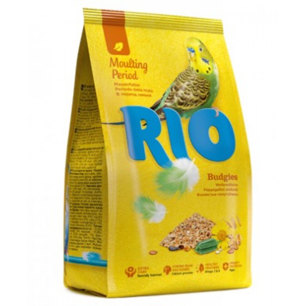 Рио корм для волнистых попугаев в период линьки,уп.500 гр.