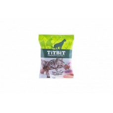 TitBit Хрустящие подушечки для кошек с паштетом из лосося,30 гр.