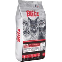 BLITZ ADULT CAT BEEF, сухой корм для взрослых  кошек Говядина, 10кг