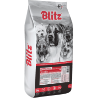 BLITZ ADULT BEEF & RICE, корм для взрослых собак говядина с рисом, 15 кг