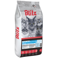 Blitz Sterilised Chicken, сухой корм для стерилизованных кошек с Курицей, 10 кг